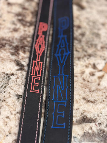 Custom his and hers radio straps