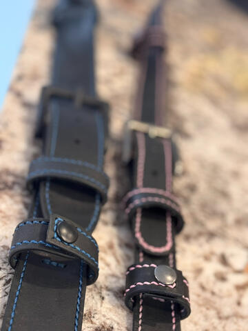 Custom his and hers radio straps